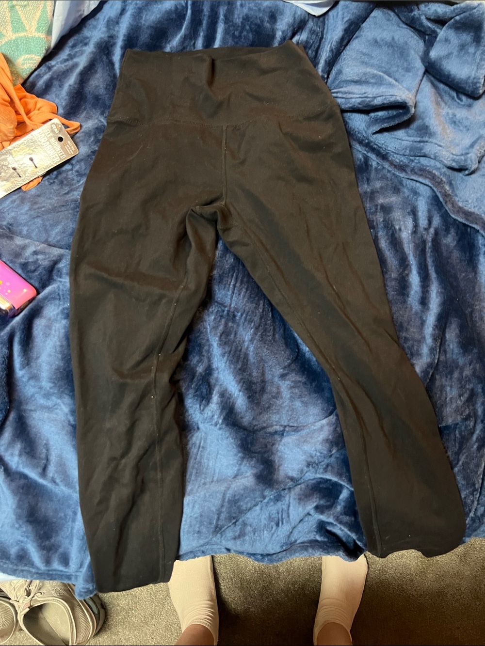 Black High-Waist Stretch Leggings